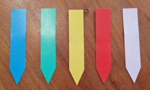 Pflanzensticker, 2x10 cm, farbig