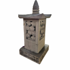 Gartenlaterne mit Frangipani Muster