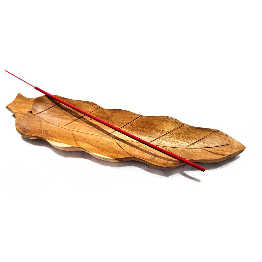Räucherstäbchen Halter aus Teakholz