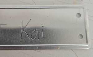 Anhänger aus Aluminium